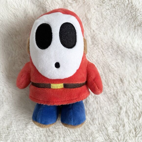 Little Buddy Super Mario Bros. Shy Guy 6" Plush Toy Cut Tag - Picture 1 of 4